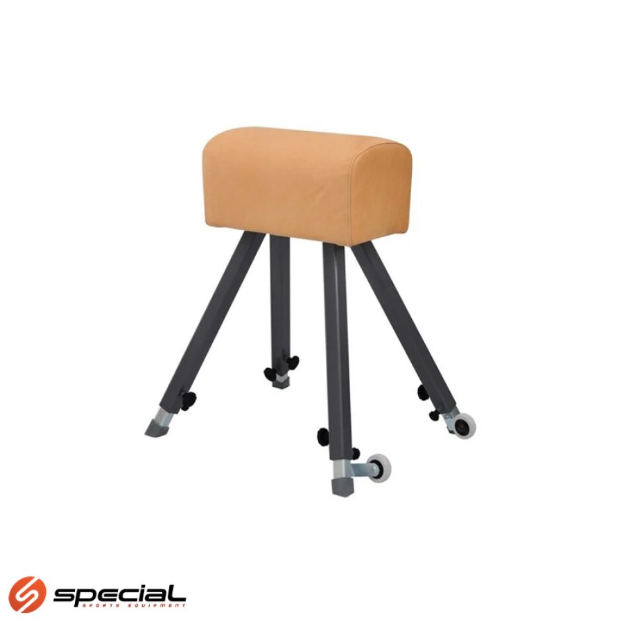 SP00048 - Kozlić, presvučen pravom kožom, visina podesiva 90-140 cm